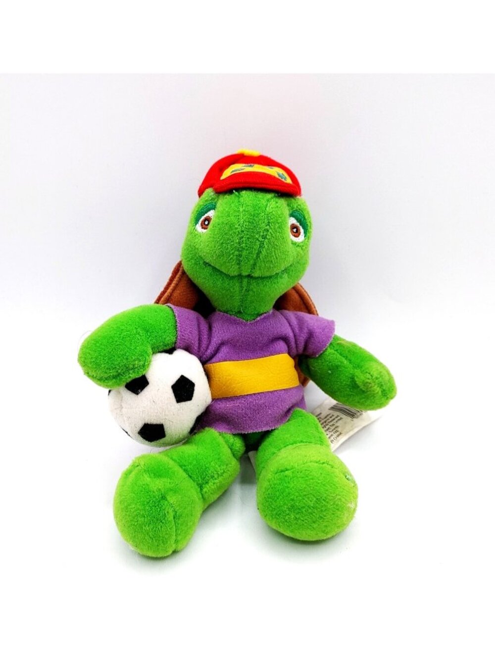 Vintage Franklin Turtle Plush Eden Soccer Stuffed Toy 7" Animal Toy